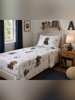 NIP Dog LOVER Twin Sheet Set